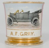 Early Automobile Shaving Mug P