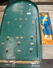 Early Bagatelle Board along wi