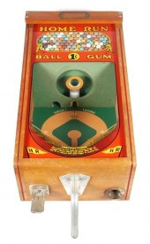 EARLY BASEBALL TOY VENDING MAC