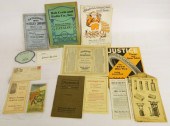 Early bicycle ephemera lot inc