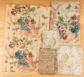 EARLY BLOCK PRINTED FABRIC COV