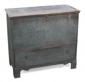 EARLY BLUE-GREEN PAINTED BLANK