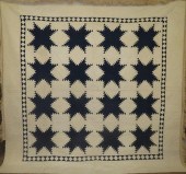 EARLY BLUE & WHITE PATCHWORK F