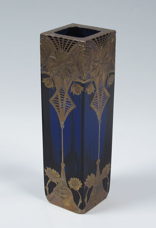 EARLY BOHEMIAN ART NOUVEAU COBALT