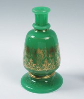 EARLY BOHEMIAN OPALINE BOTTLE