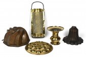 EARLY BRASS AND COPPER KITCHEN