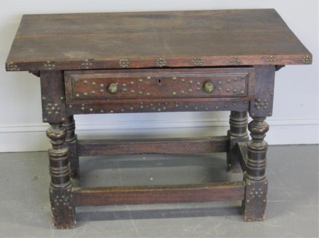 Early Brass Inlaid Continental