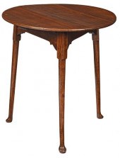 EARLY BRITISH OAK CRICKET TABL