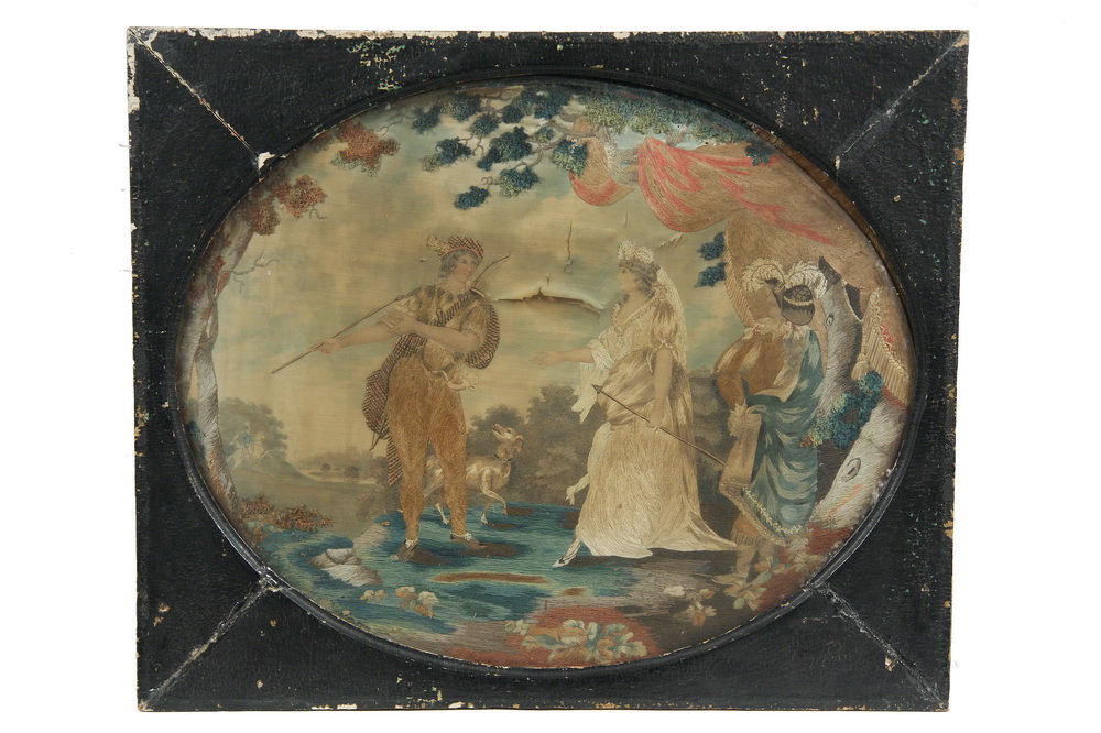 EARLY BRITISH STITCHWORK - 18th c