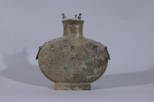 EARLY BRONZE FLATTENED WINE VE