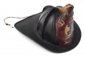 EARLY CAIRNS LEATHER FIRE HELM