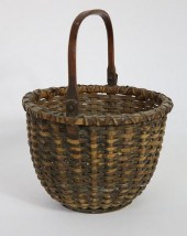EARLY CANE WOVEN ROUND SWING H