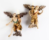EARLY CARVED & POLYCHOME PAINT