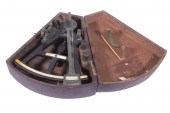EARLY CASED MARINE SEXTANT 19t