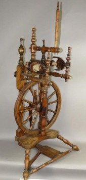 EARLY CASTLE-TYPE UPRIGHT FLAX