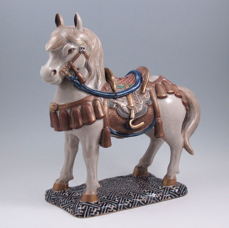 EARLY CERAMIC SHINME HORSE