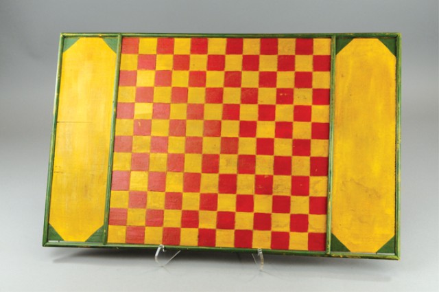 EARLY CHECKERBOARD c. 1900 penciled