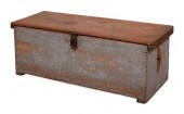 EARLY CHESTNUT BLANKET CHEST H