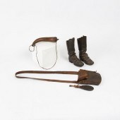 EARLY CHILD'S LEATHER BOOTS, N