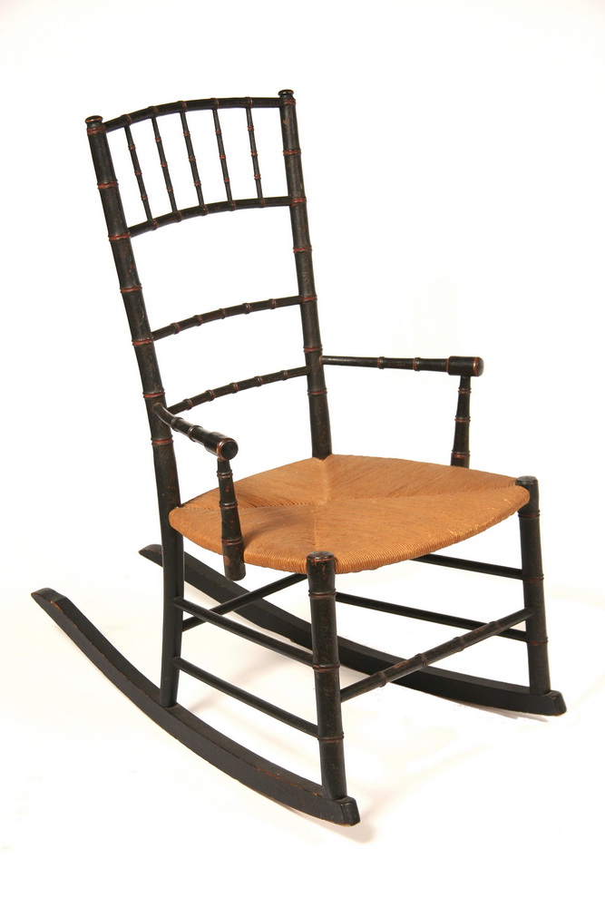 EARLY CHILD'S ROCKER - Circa 1820
