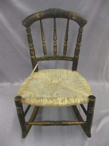 Early Child's Rocker original paint