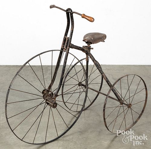 EARLY CHILD'S STEEL TRICYCLE, EARLY