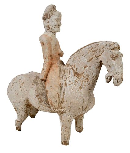 EARLY CHINESE BURIAL FIGURE OF