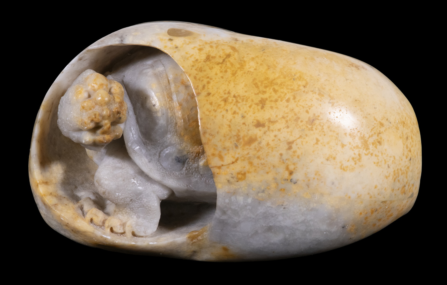 EARLY CHINESE CARVED HARDSTONE