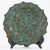 EARLY CHINESE ENAMELED SILVER