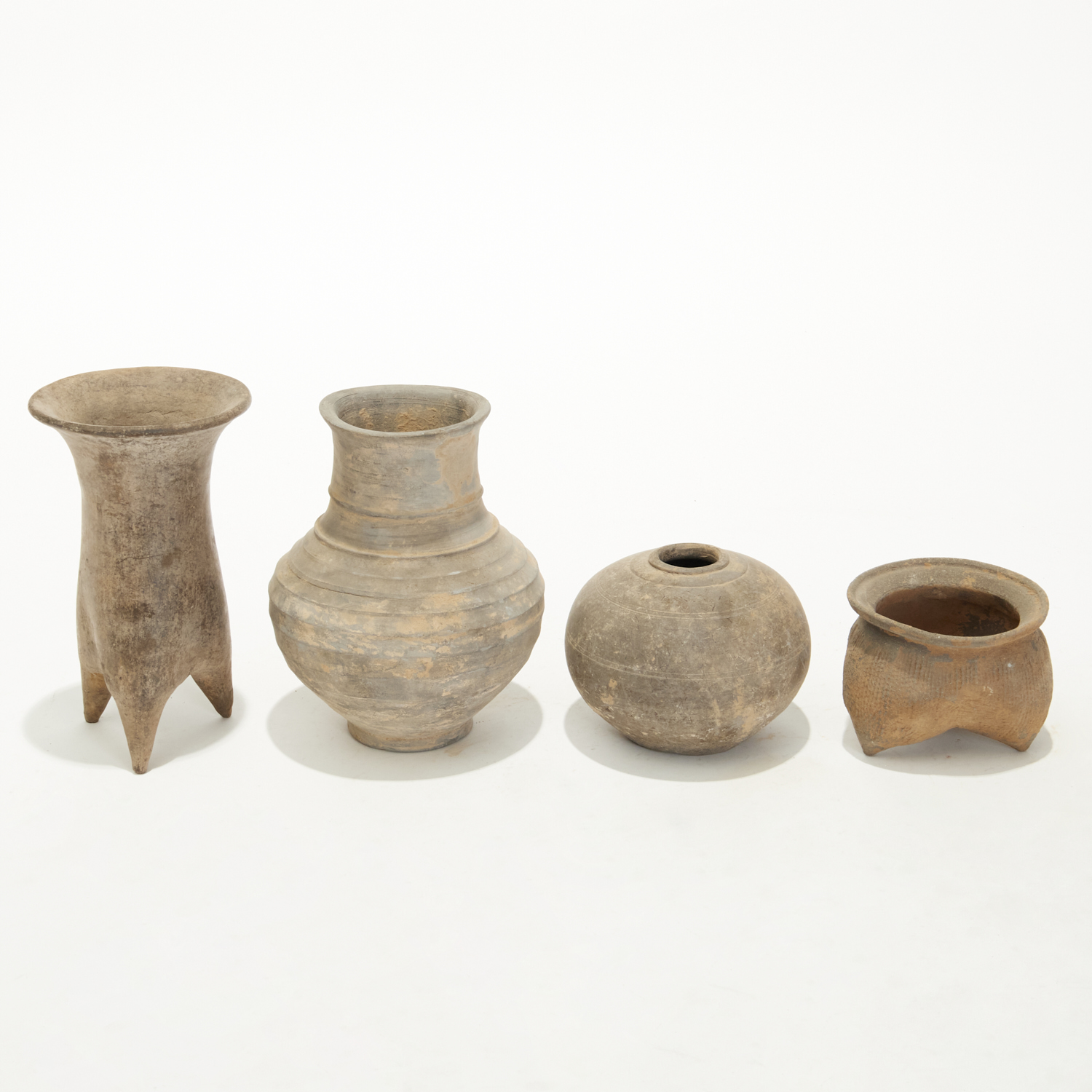 EARLY CHINESE GREY EARTHENWARE