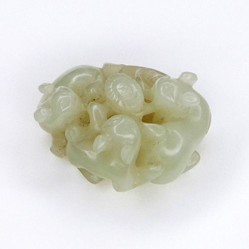 EARLY CHINESE JADE CARVING OF