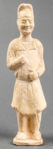 EARLY CHINESE TANG STRAW GLAZE