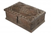 EARLY CHIP CARVED BIBLE BOX 17