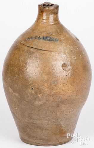 EARLY CONNECTICUT OVOID STONEWARE