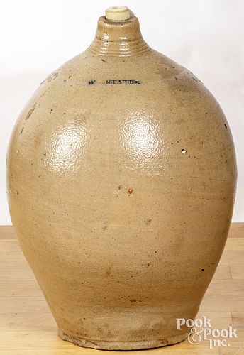 EARLY CONNECTICUT OVOID STONEWARE