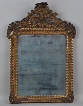 EARLY CONTINENTAL GILT MIRRORh
