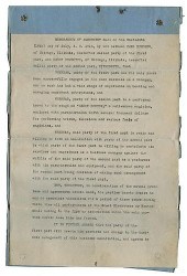EARLY CONTRACT AGREEMENT BETWE