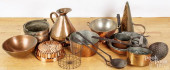 EARLY COPPER AND IRON COOKWARE