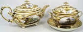 Early Crown Derby Teapot Depic