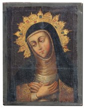 EARLY CUZCO SCHOOL OIL/CANVAS