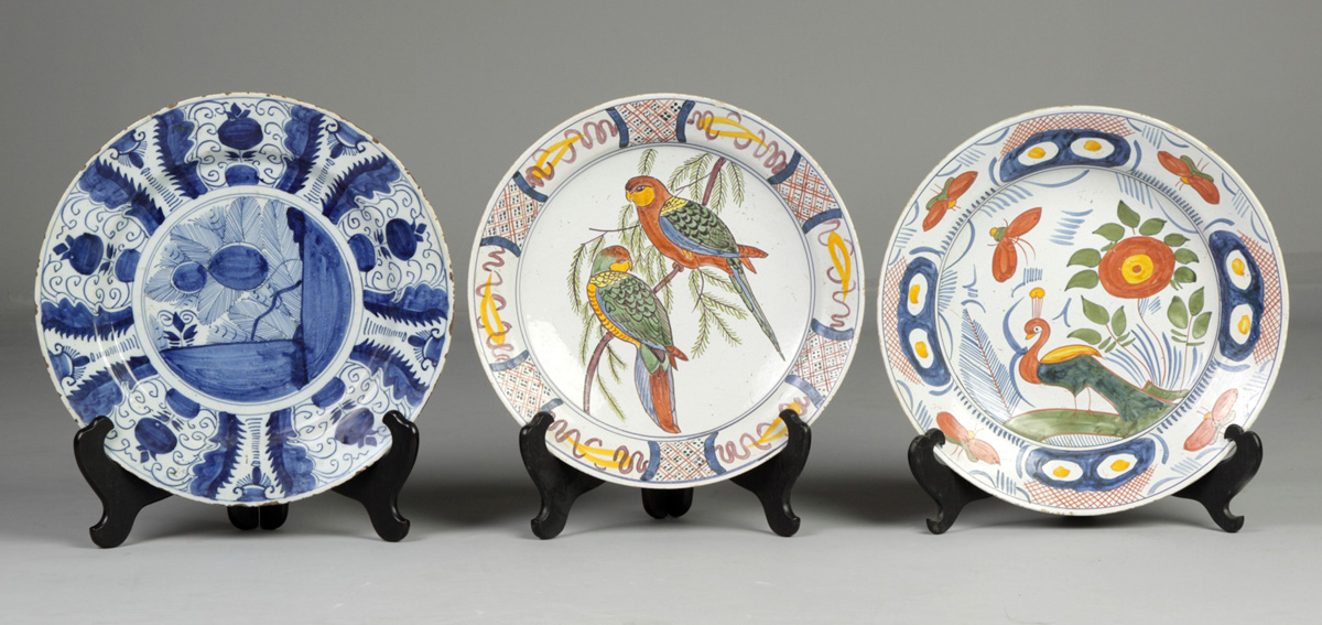 Early Delft Charger with Polychrome
