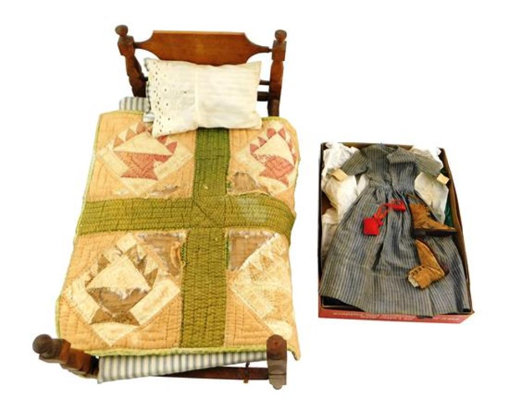 EARLY DOLL FURNITURE AND
