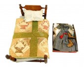 EARLY DOLL FURNITURE AND ACCES
