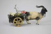 EARLY DRESDEN GOAT CART German