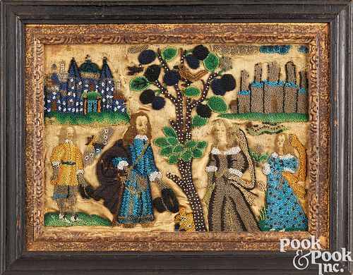EARLY ENGLISH BEADWORK, 17TH