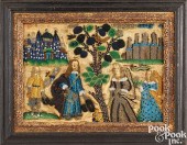 EARLY ENGLISH BEADWORK, 17TH C