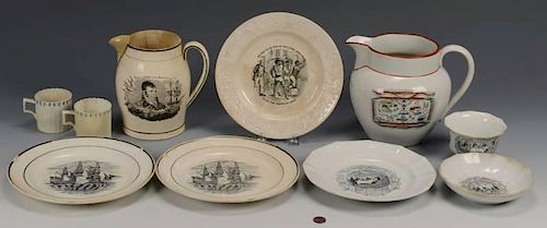 EARLY ENGLISH CERAMIC ITEMS, 9