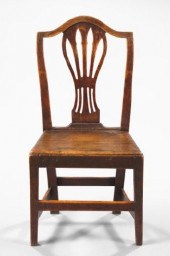 Early English Chippendale Elmw