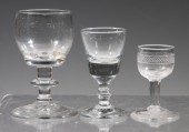 EARLY ENGLISH GLASSES Lot of (