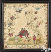EARLY ENGLISH NEEDLEWORK PICTU